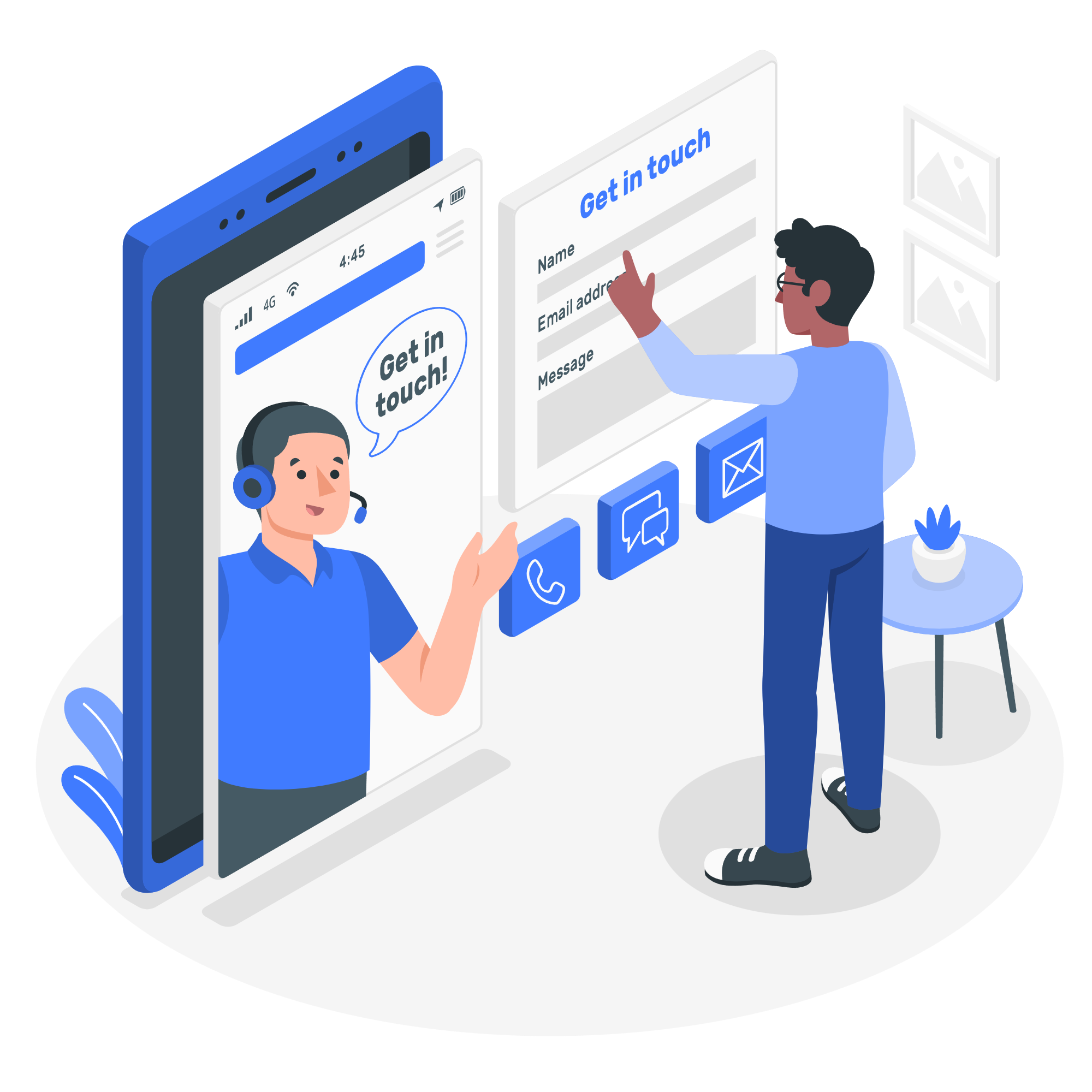 Contact Illustration