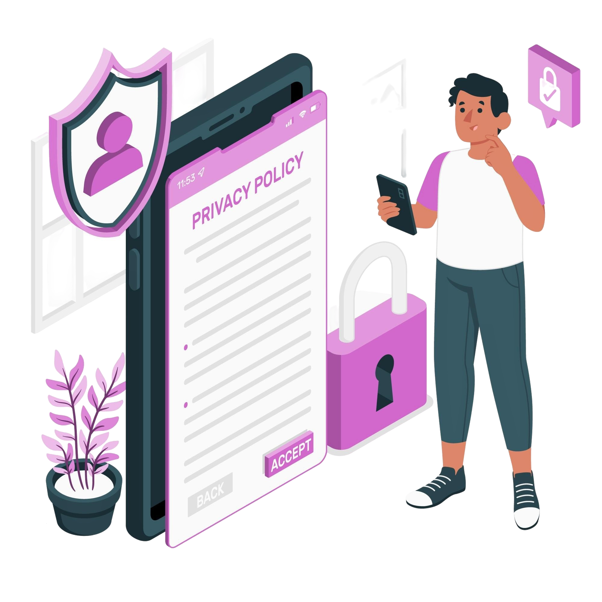 Privacy Policy Illustration